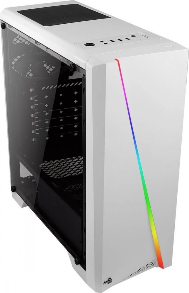 Корпус AeroCool Cylon Tempered Glass (белый)- фото3