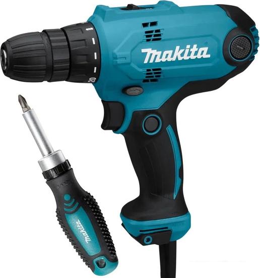 Дрель-шуруповерт Makita DF0300X1 (с отверткой)- фото
