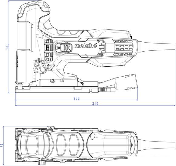 Электролобзик Metabo STE 100 Quick- фото3