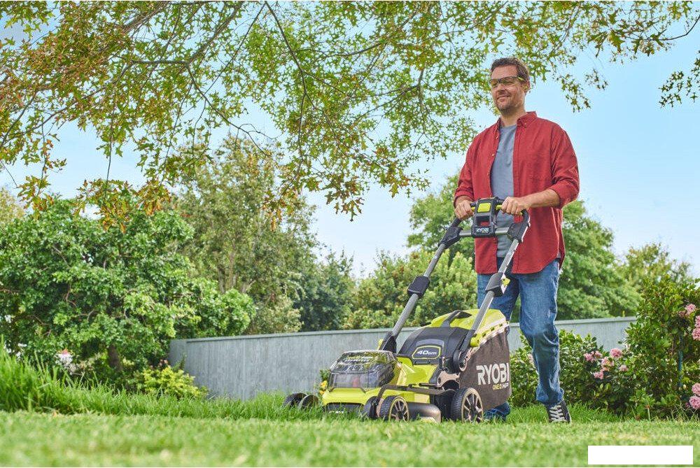 Газонокосилка Ryobi RY18LMX40B-0 (без АКБ)- фото2