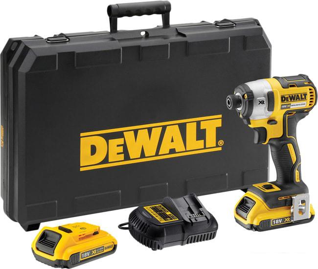 Ударный шуруповерт DeWalt DCF887P2 (с 2-мя АКБ 5 Ah)- фото2