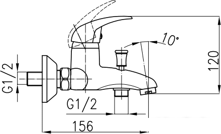Смеситель Armatura Kroma 544-030-00- фото2