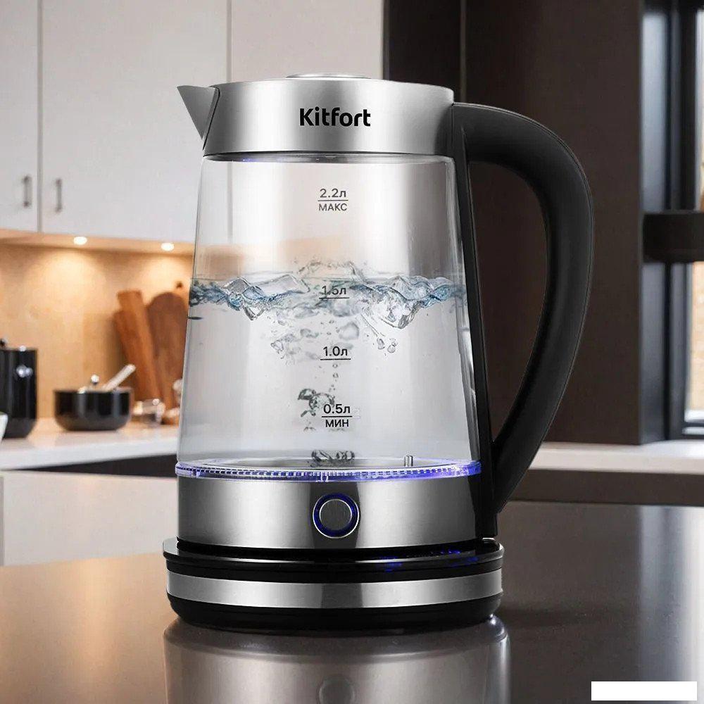 Электрический чайник Kitfort KT-6764- фото2