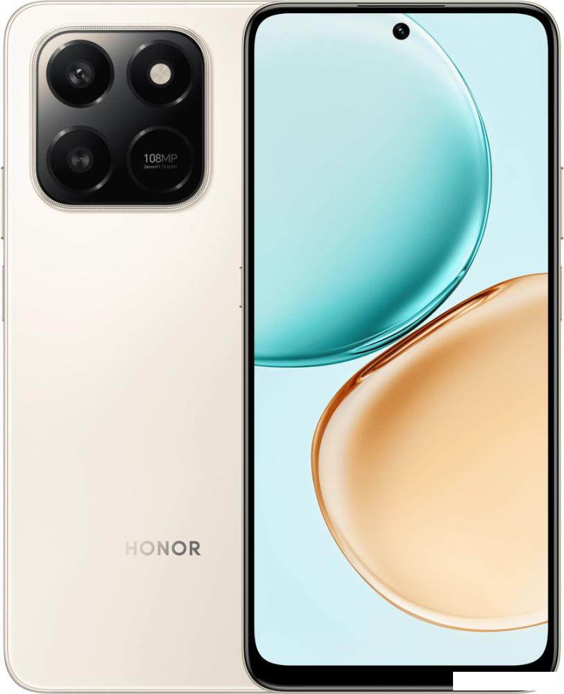 Телефон HONOR X7d LGN-LX1 8GB/256GB международная версия (пустынное золото)