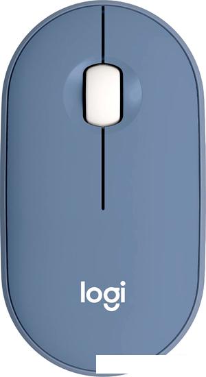 Мышь Logitech M350 Pebble (темно-синий)- фото