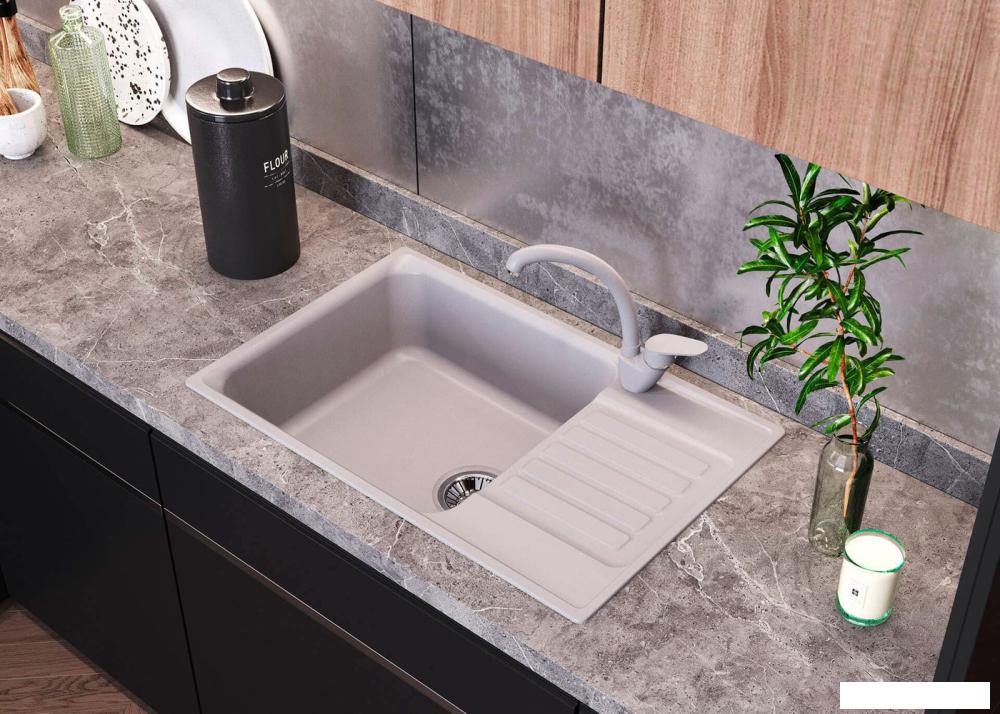 Кухонная мойка Quartz Bond 740 (уголь)- фото2