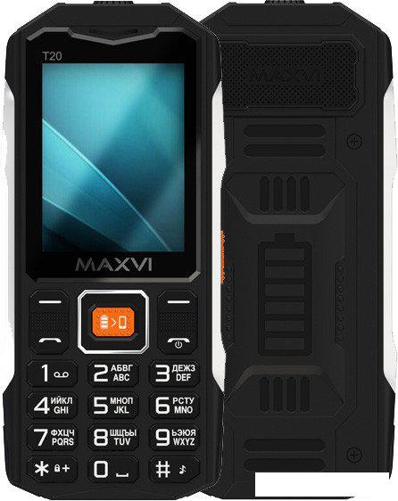Кнопочный телефон Maxvi T20 (черный)