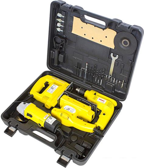 WMC Tools WMC-04 (ударная дрель, угловая шлифмашинка, электролобзик, шлифмашинка)- фото