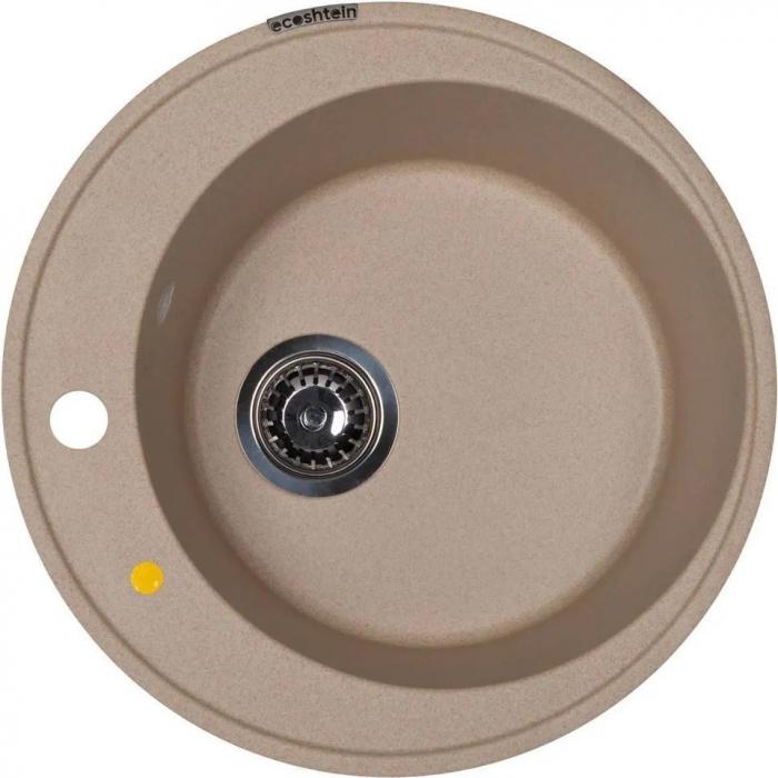 Кухонная мойка Ecoshtein Kreis 500 (бежевый)- фото