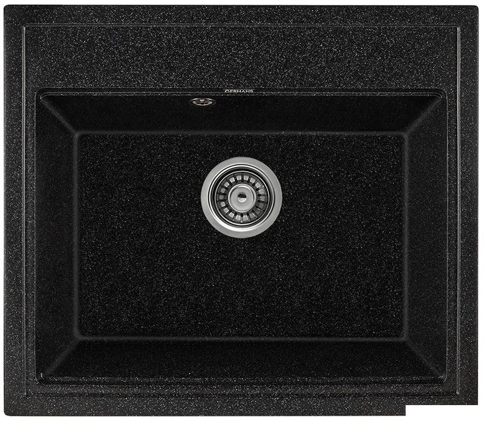 Кухонная мойка Gerhans A12 (черный)