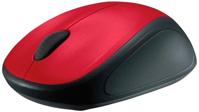 Мышь Logitech M235 Wireless Mouse (красный) [910-002496]- фото2