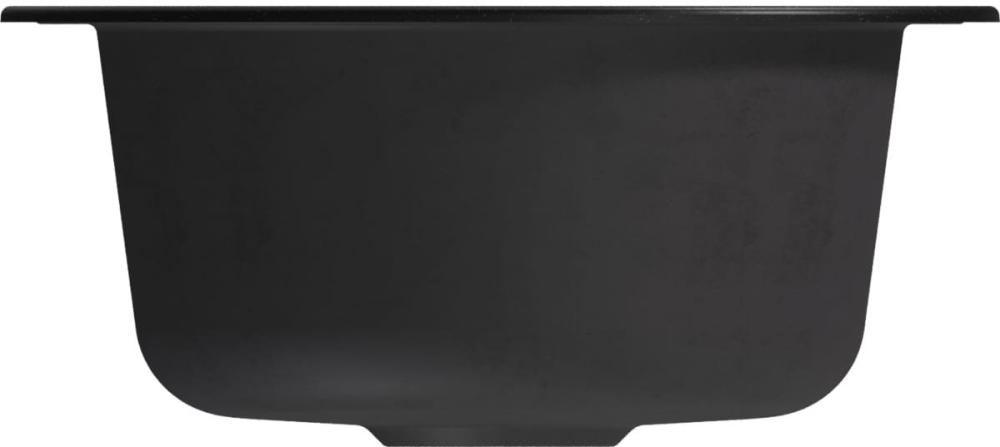 Кухонная мойка Mixline ML-GM13 551898 (ультра-черный)- фото3