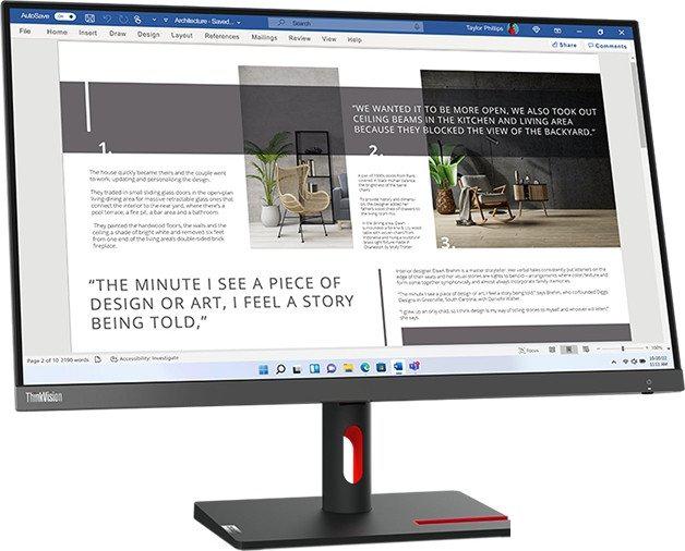 Монитор Lenovo ThinkVision S27i-30 63DFKAT4UK- фото2
