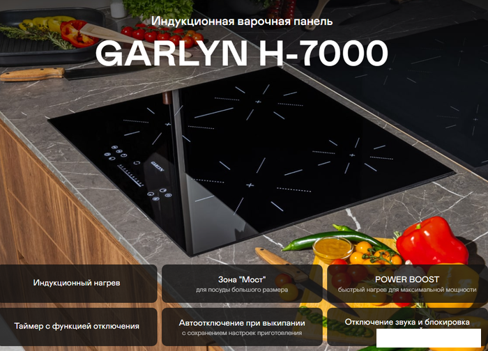 Варочная панель Garlyn H-7000- фото2
