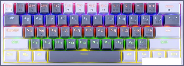 Клавиатура Redragon Fizz (серый/белый)- фото