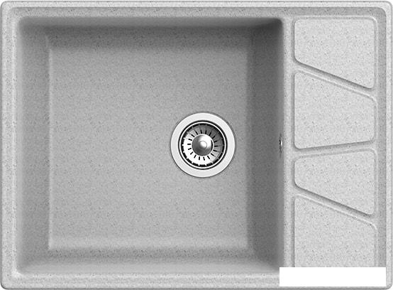Кухонная мойка GranFest GF-V-680L (серый)- фото2