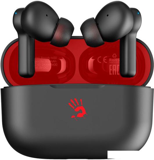 Наушники A4Tech Bloody M30 (черный/красный)- фото3