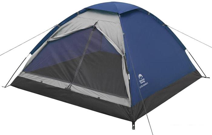 Треккинговая палатка Jungle Camp Lite Dome 3 (синий/серый)- фото