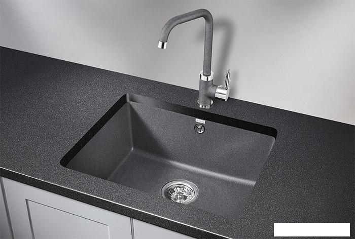 Кухонная мойка Granula GR-5551 (графит)- фото2