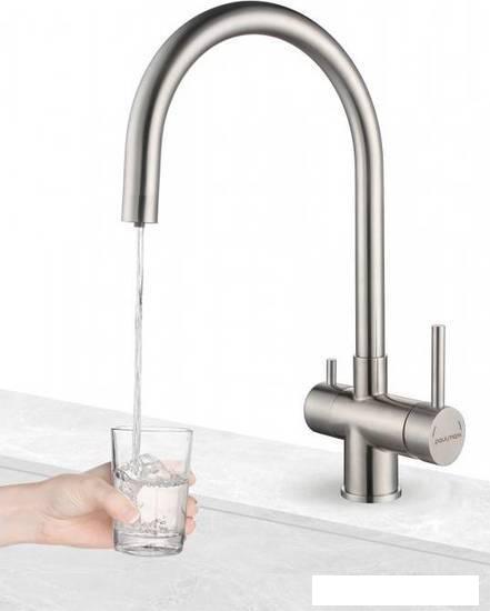 Смеситель Paulmark Heller He213218-SS (нержавеющая сталь)- фото2