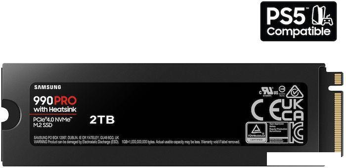 SSD Samsung 990 Pro с радиатором 2TB MZ-V9P2T0CW- фото2