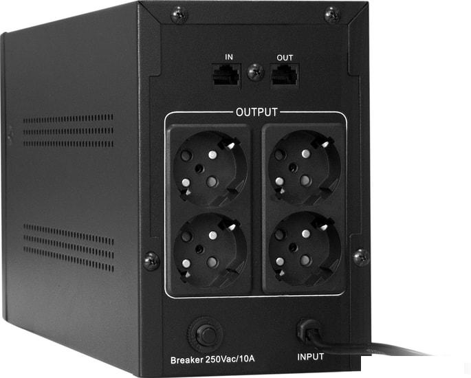 Источник бесперебойного питания ExeGate SpecialPro UNB-1000.LED.AVR.EURO.RJ- фото2