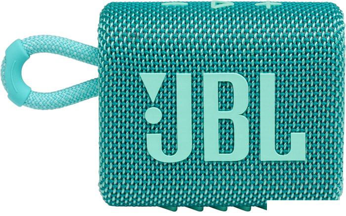 Беспроводная колонка JBL Go 3 (бирюзовый)- фото2