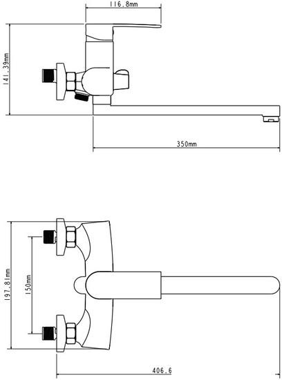 Смеситель Ekko E22151-8- фото2