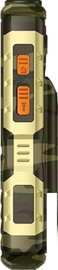 Мобильный телефон BQ-Mobile BQ-2430 Tank Power (камуфляж/золотистый)- фото2