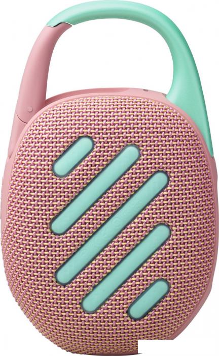 Беспроводная колонка JBL Clip 5 (розовый)- фото3