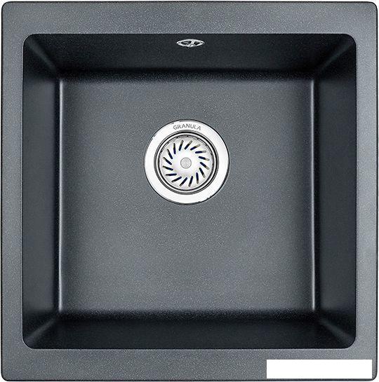 Кухонная мойка Granula GR-4451 (шварц)- фото