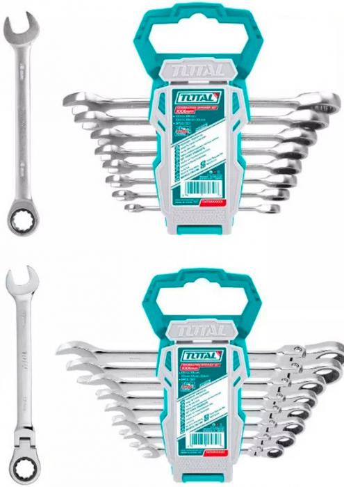 Набор ключей Total THT103RK166 (16 предметов)