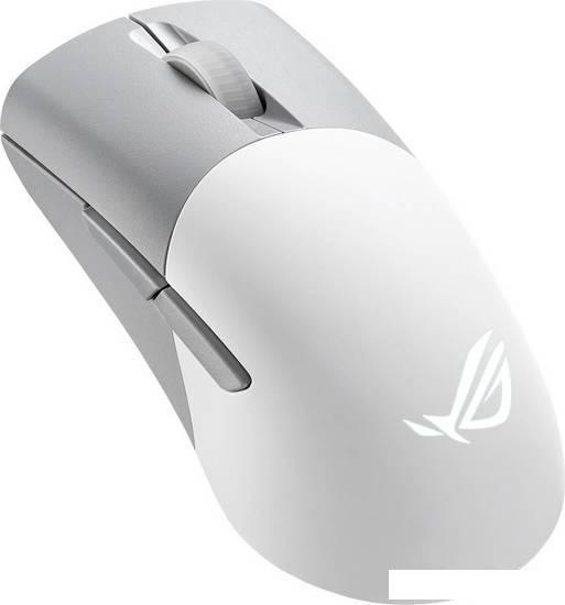 Игровая мышь ASUS ROG Keris Wireless AimPoint Moonlight White- фото3