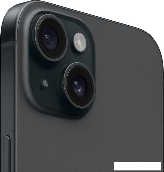 Смартфон Apple iPhone 15 Dual SIM 128GB (черный)- фото3