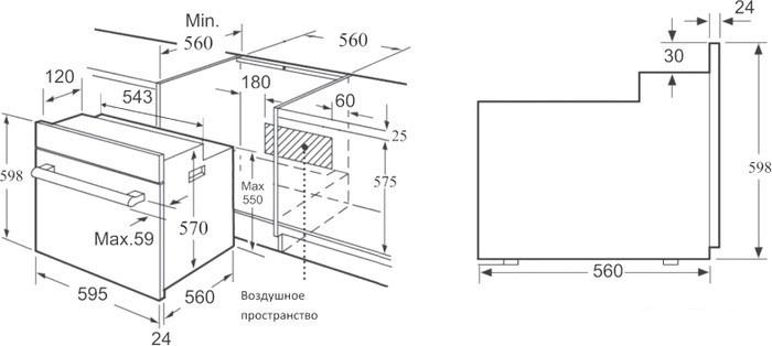Духовой шкаф Korting OGG 541 CFX- фото4