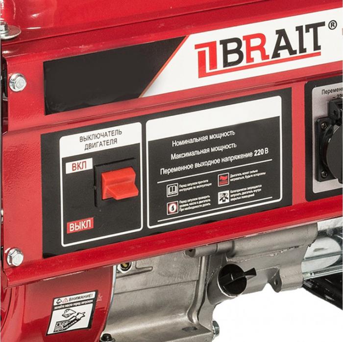 Бензиновый генератор Brait BR3800-CU- фото4