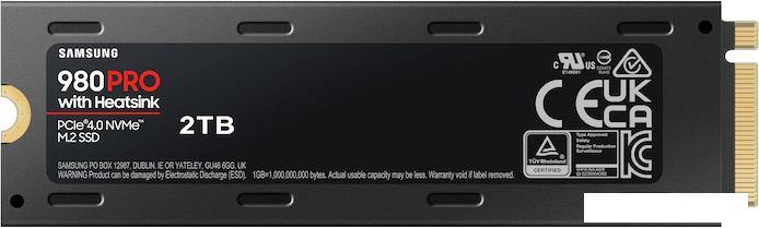 SSD Samsung 980 Pro с радиатором 2TB MZ-V8P2T0CW- фото3