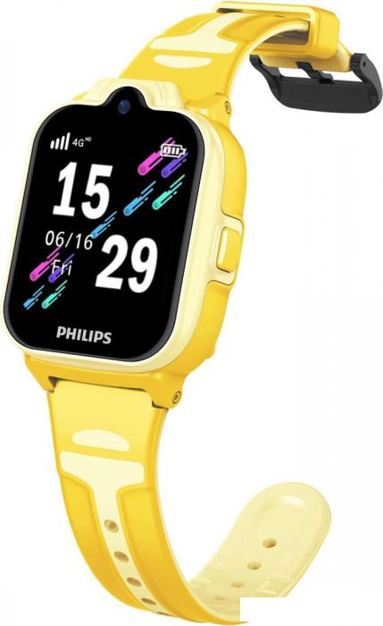 Детские умные часы Philips W6610 (желтый)- фото3