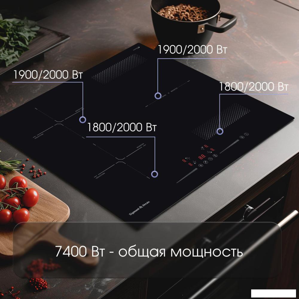 Варочная панель Zigmund & Shtain CI 61.6 B- фото3