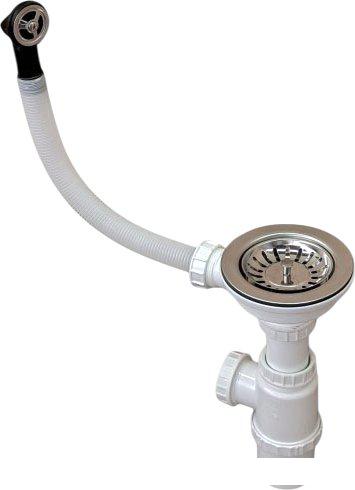 Кухонная мойка Saniteco Fortis (песок с сифоном)- фото2