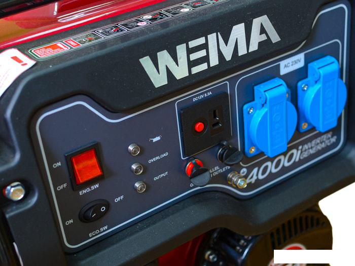 Бензиновый генератор Weima WM 4000i- фото2