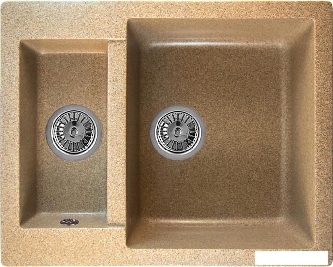 Кухонная мойка Berge 6150 (песочный)
