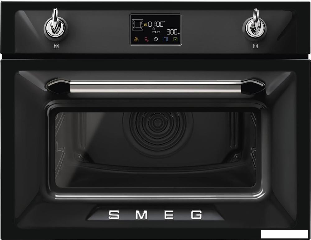 Электрический духовой шкаф Smeg Victoria SO4902M1N- фото