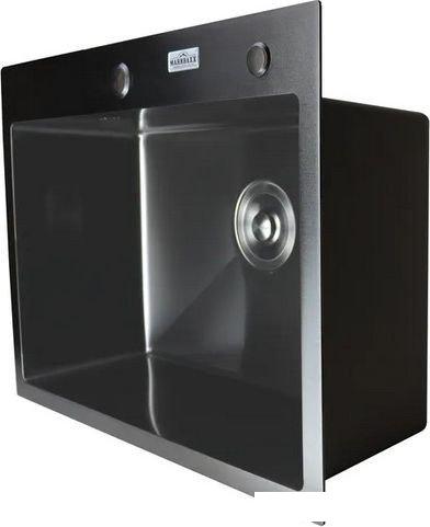 Кухонная мойка MARRBAXX B6045-R (черный/графит)- фото4