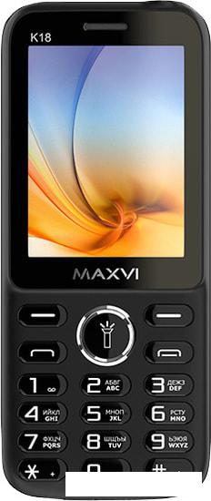 Мобильный телефон Maxvi K18 (черный)- фото2