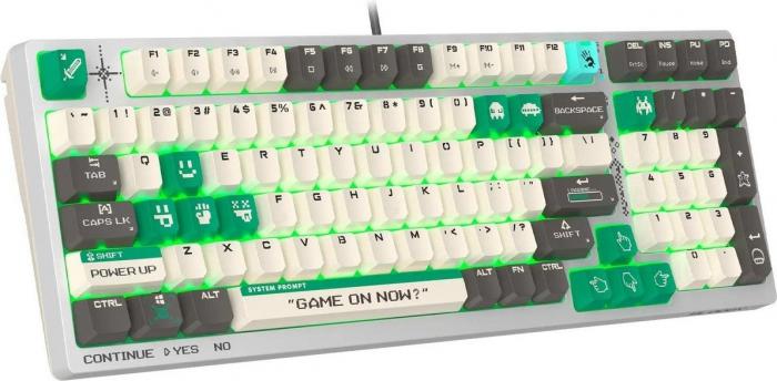 Клавиатура A4Tech Bloody S98 Pixels Green (Bloody BLMS Red Plus, нет кириллицы)- фото4