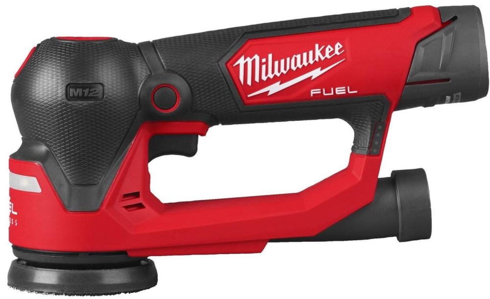 Эксцентриковая шлифмашина Milwaukee M12 FSDR75-202B 4933498233 (с 2-мя АКБ, сумка)- фото