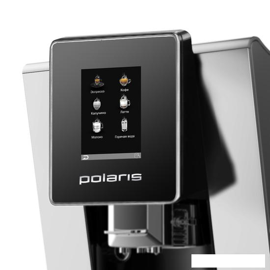Эспрессо кофемашина Polaris PACM 2060AC (серебристый)- фото2
