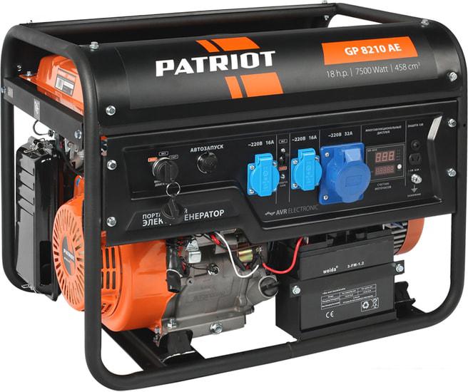 Бензиновый генератор Patriot GP 8210AE- фото