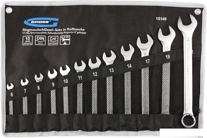 Набор ключей GROSS 15149 (12 предметов)- фото